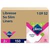Libresse So Slim kasdieniai higieniniai įklotai Tork P2 sistemai, 2 × 150 vnt., 10675