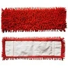 Chenille mikrofibrinė grindų šluostė, raudona (40cm/50cm) - 40cm