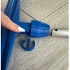 Mopatex Sniego valymo įrankiai nuo saulės modulių ir stogų NYLON75 - teleskopinis kotas 2 - 9m. - Su 4m. teleskopiniu kotu