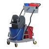 Multi Trolley Pro universalus valytojos vežimėlis 2x17L
