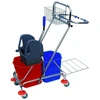 Multi Trolley universalus valytojos vežimėlis 2x15L