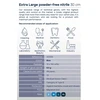 Santex Extra Long 30cm prailgintos nitrilo pirštinės, mėlynos, 6.5g (100vnt.) - M