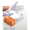 Vienkartinės lateksinės pirštinės Santex Latex su pudros, 5g, baltos (100vnt.) - M - 1pak.x100vnt.