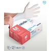 Santex Nitriflex Baltas vienkartinės nitrilo pirštinės, baltos, 3.5g (100vnt.) - M - 1pak.x100vnt.