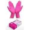Santex Nitriflex Magenta vienkartinės nitrilo pirštinės, rožinės, 3.5g (100vnt.) - M - 10pak.x100vnt.