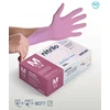 Santex Nitriflex Rose vienkartinės nitrilo pirštinės, rausvos, 3.5g (100vnt.) - M - 1pak.x100vnt.