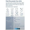 Santex Nitrile Flash Plus Mėlyna tvirtos vienkartinės nitrilo pirštinės, mėlynos, 5.5g (100vnt.) - S - 1pak.x100vnt.