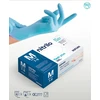 Santex Nitrile Flash Plus Mėlyna tvirtos vienkartinės nitrilo pirštinės, mėlynos, 5.5g (100vnt.) - S - 1pak.x100vnt.
