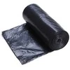 HDPE šiukšlių maišai 60L, 25vnt., juodi, 13mkr - 1 ritinėlis