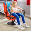 X-ROCKER: Super Mario 2.1 garso kėdė su stovu – raudona/mėlyna