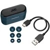 JVC, HA-A9T-AE, juodos/mėlynos sp. dinaminės ausinės