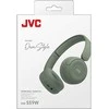 JVC, HA-S59W-GU, chaki žalios sp. dinaminės ausinės, mikrofonas