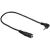 Perėjimas Jack 3.5 stereo female-2.5 stereo male su laidu