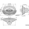 Pioneer, TS-A6961F 6x9" 4-juostų koaksialiniai garsiakalbiai