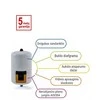 Išsiplėtimo indas hidroforui 60 L Aquavarem (vertikalus)
