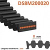 DANTYTAS DIRŽAS PJOVIMO AGS MTD SIMPLICITY TINKANTIS STIGA DS8M200020 2000 mm