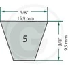 Tinkantis Mtd GRANIT V-belt MTD 57275104