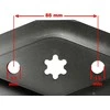 TRAKTORIAUS DEŠINYSIS PEILIS TINKANTIS HUSQVARNA 46 cm DECK 36cali 92cm
