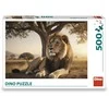 Dėlionė Dino Puzzle 500 Pieces: Resting Lion