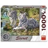 Dėlionė Dino Secret Puzzle 1000 Pieces: Baltas Tiger