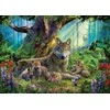 Ravensburger Dėlionė 1000 vnt. - Vilkai miške
