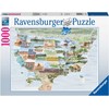 Ravensburger Dėlionė 1000 vnt. - Žemėlapis
