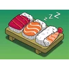 Dėlionė Ravensburger Puzzle 3x100 Pieces: Kawaii Breakfast, Lunch and Dinner & Easel Set
