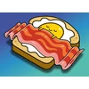 Dėlionė Ravensburger Puzzle 3x100 Pieces: Kawaii Breakfast, Lunch and Dinner & Easel Set