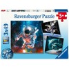 Ravensburger Dėlionė 3x49 vnt. - Kosmosas