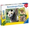 Ravensburger Dėlionė 3x49 vnt. - Laukinė gamta