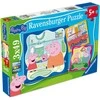 Ravensburger Dėlionė 3x49 vnt. - Peppa Pig su šeima