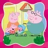 Ravensburger Dėlionė 3x49 vnt. - Peppa Pig su šeima