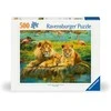 Ravensburger Dėlionė 500 vnt. - Liūtų šeima