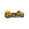 „Dickie“ automobilių vilkimo sunkvežimis su „Construction Volvo“ sunkvežimio komanda 32cm buldozeriu