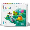 HEY CLAY modelino figūrėlė 15 vnt.: Egzotiniai gyvūnai