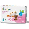 HEY CLAY Modeliavimo molis pūkuoti gyvūnai 6 vnt