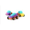 HEY CLAY Modeliuojantys molio laimingi automobiliai su ratais