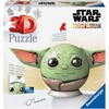 Ravensburger 3D Dėlionė 77 vnt. - Star Wars kamuolys - Grogu