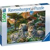 Ravensburger Dėlionė 1500 vnt. - Pavasario vilkai