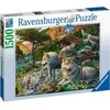 Ravensburger Dėlionė 1500 vnt. - Pavasario vilkai