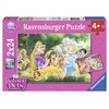 Ravensburger Dėlionė 2x24 vnt. - Princesių draugai