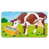 Ravensburger Dėlionė 9x2 vnt. - Gyvūnai ūkyje