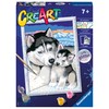 Ravensburger Paint by Numbers Mieli haskiai