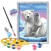 Tapymas pagal skaičius CreArt Pawsome Polar Bear su blizgučiais 20079 Ravensburger