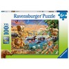 RAVENSBURGER dėlionė Vandens versmė savanoje, 100 det., 12910