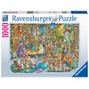 Ravensburger "2D" Dėlionė 1000 vnt. - Biblioteka