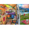 Ravensburger "2D" Dėlionė 1000 vnt. - Vaizdas iš namelio ant ratų