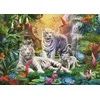 Ravensburger Dėlionė 1000 vnt. - Baltųjų tigrų šeima