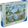Ravensburger Dėlionė 1000 vnt. - Gyvenimas prie vandens