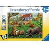 Ravensburger Dėlionė 200 vnt. - Gyvūnai sode